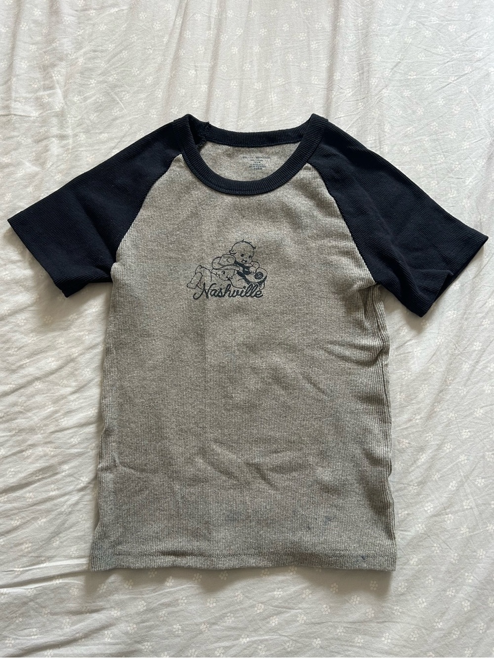 Baseball tee  'Nashville' cherub angel tee